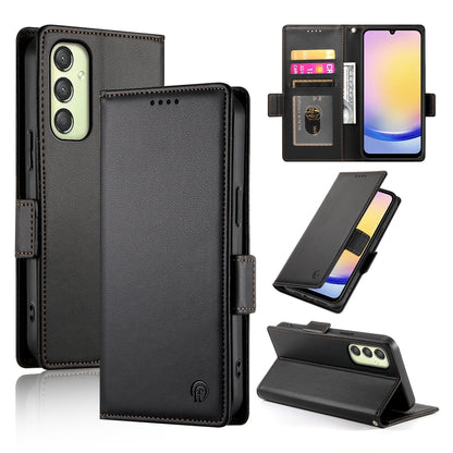 Samsung Galaxy A25 5G Global Wallet Case - Luxury Magnetic PU Leather Flip Cover with Card Slots, Stand & Shockproof Protection