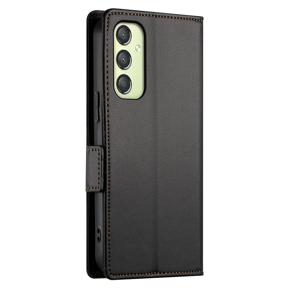 Samsung Galaxy A25 5G Global Wallet Case - Luxury Magnetic PU Leather Flip Cover with Card Slots, Stand & Shockproof Protection