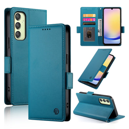 Samsung Galaxy A25 5G Global Wallet Case - Luxury Magnetic PU Leather Flip Cover with Card Slots, Stand & Shockproof Protection