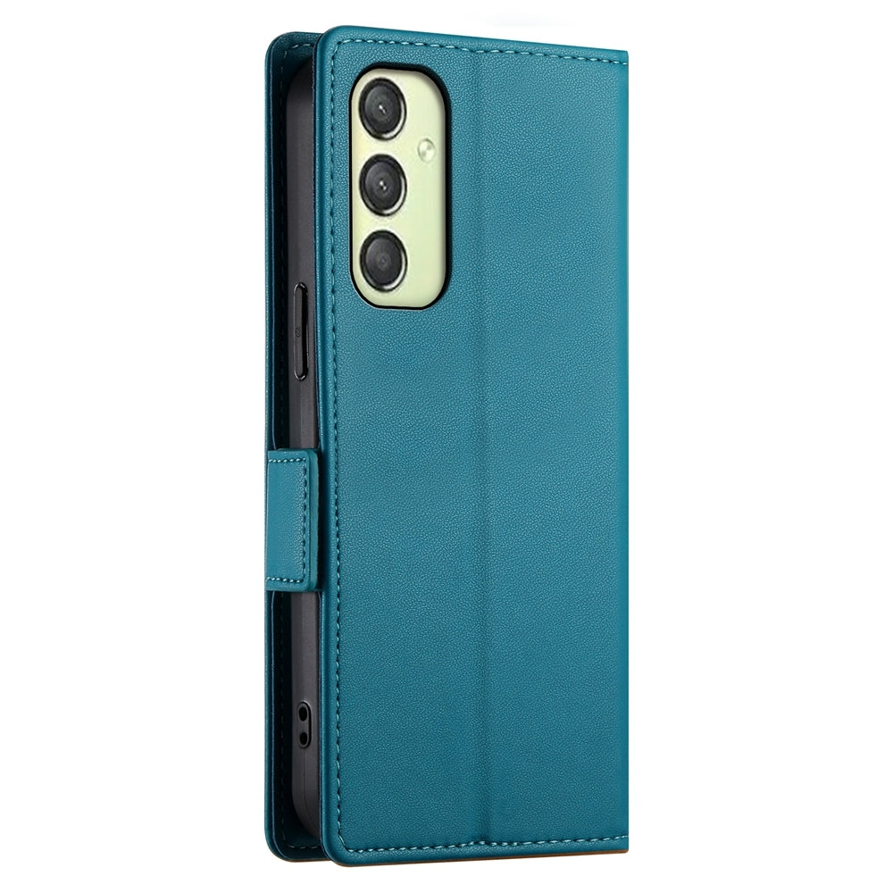 Samsung Galaxy A25 5G Global Wallet Case - Luxury Magnetic PU Leather Flip Cover with Card Slots, Stand & Shockproof Protection