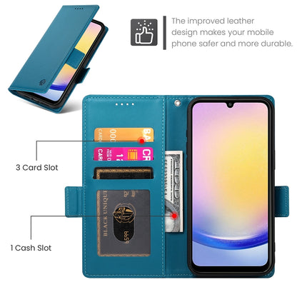 Samsung Galaxy A25 5G Global Wallet Case - Luxury Magnetic PU Leather Flip Cover with Card Slots, Stand & Shockproof Protection