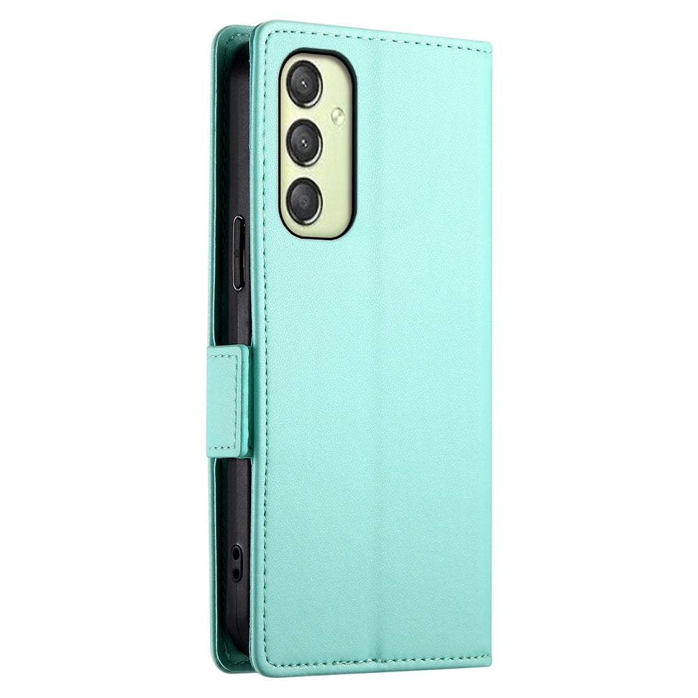 Samsung Galaxy A25 5G Global Wallet Case - Luxury Magnetic PU Leather Flip Cover with Card Slots, Stand & Shockproof Protection