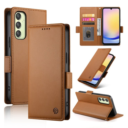 Samsung Galaxy A25 5G Global Wallet Case - Luxury Magnetic PU Leather Flip Cover with Card Slots, Stand & Shockproof Protection
