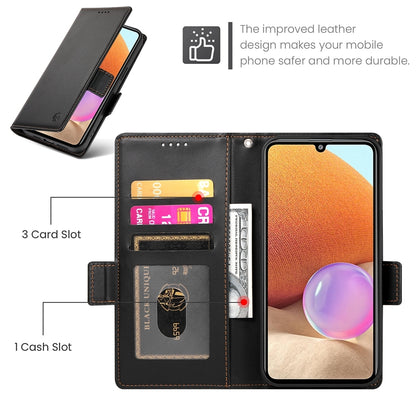 Samsung Galaxy A32 4G Wallet Case - Luxury Magnetic PU Leather Flip Cover with Card Slots, Stand & Shockproof Protection