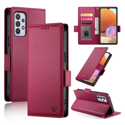 Samsung Galaxy A32 4G Wallet Case - Luxury Magnetic PU Leather Flip Cover with Card Slots, Stand & Shockproof Protection