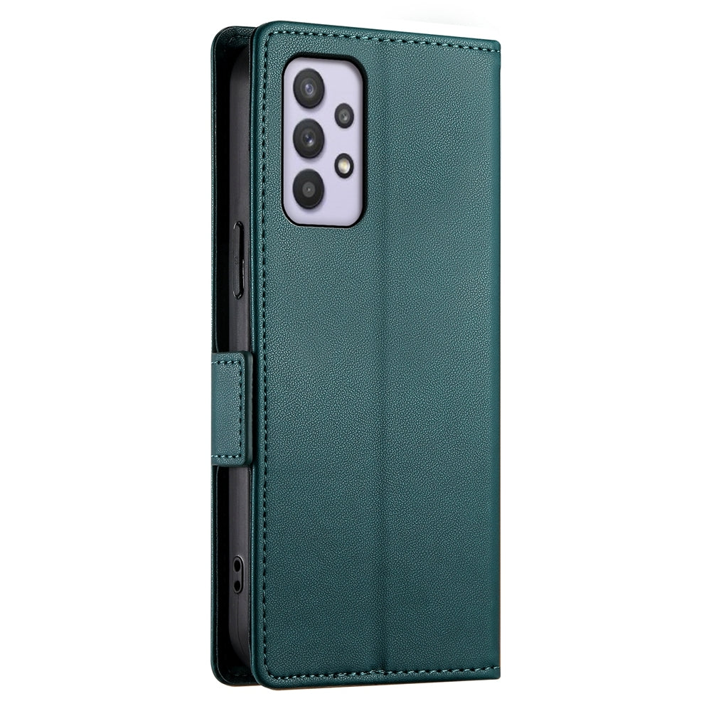 Samsung Galaxy A32 4G Wallet Case - Luxury Magnetic PU Leather Flip Cover with Card Slots, Stand & Shockproof Protection