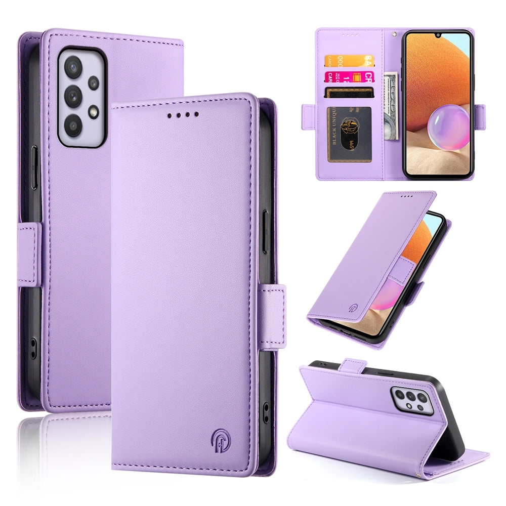 Samsung Galaxy A32 4G Wallet Case - Luxury Magnetic PU Leather Flip Cover with Card Slots, Stand & Shockproof Protection