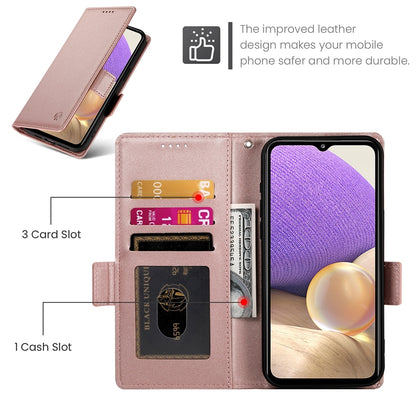 Samsung Galaxy A32 5G Wallet Case - Luxury Magnetic PU Leather Flip Cover with Card Slots, Stand & Shockproof Protection