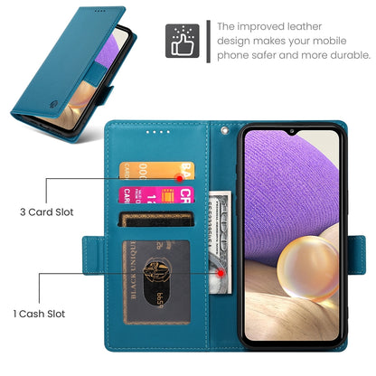 Samsung Galaxy M32 5G Wallet Case - Luxury Magnetic PU Leather Flip Cover with Card Slots, Stand & Shockproof Protection