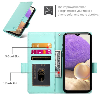 Samsung Galaxy M32 5G Wallet Case - Luxury Magnetic PU Leather Flip Cover with Card Slots, Stand & Shockproof Protection