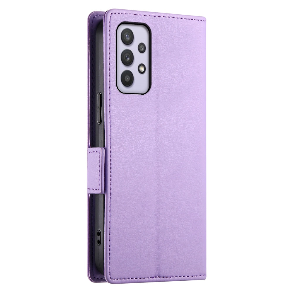 Samsung Galaxy M32 5G Wallet Case - Luxury Magnetic PU Leather Flip Cover with Card Slots, Stand & Shockproof Protection