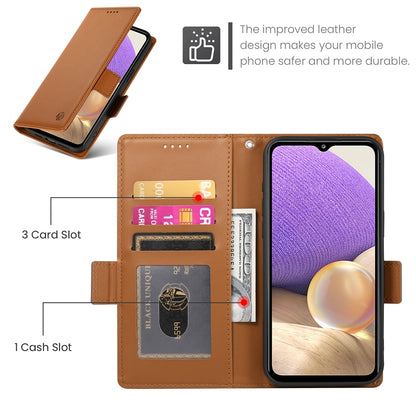 Samsung Galaxy M32 5G Wallet Case - Luxury Magnetic PU Leather Flip Cover with Card Slots, Stand & Shockproof Protection