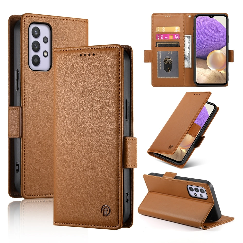 Samsung Galaxy A32 5G Wallet Case - Luxury Magnetic PU Leather Flip Cover with Card Slots, Stand & Shockproof Protection
