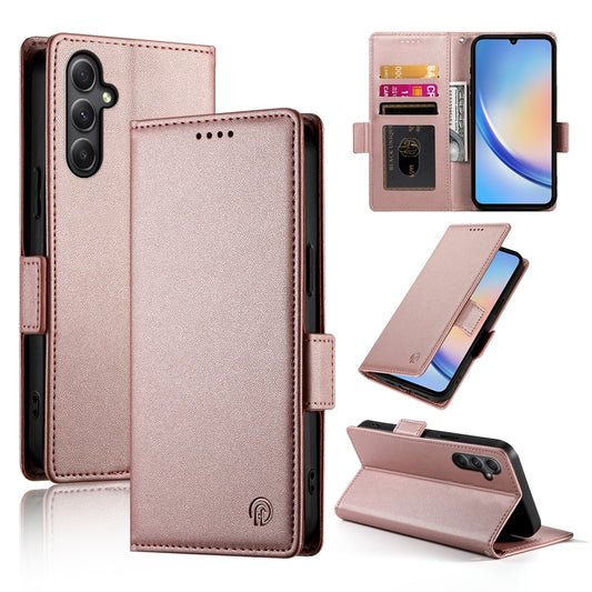 Samsung Galaxy A34 5G Wallet Case - Luxury Magnetic PU Leather Flip Cover with Card Slots, Stand & Shockproof Protection