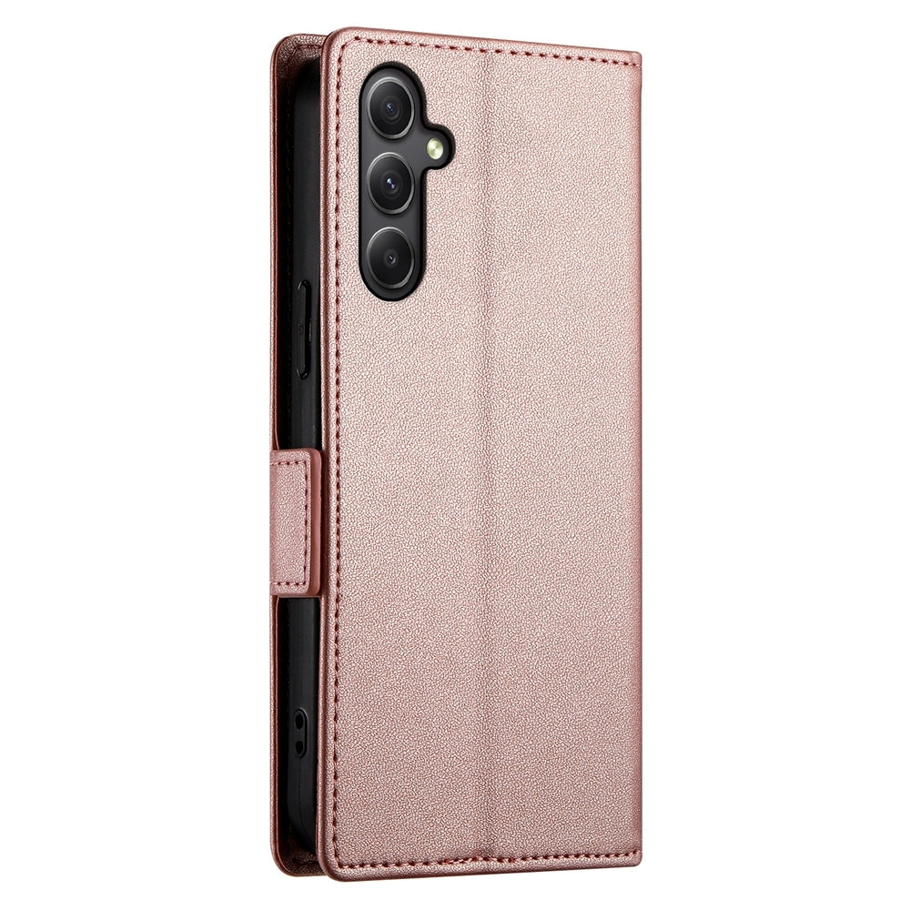Samsung Galaxy A34 5G Wallet Case - Luxury Magnetic PU Leather Flip Cover with Card Slots, Stand & Shockproof Protection