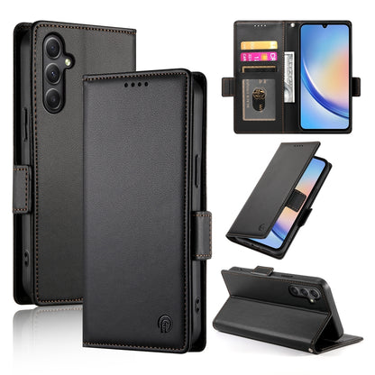 Samsung Galaxy A34 5G Wallet Case - Luxury Magnetic PU Leather Flip Cover with Card Slots, Stand & Shockproof Protection