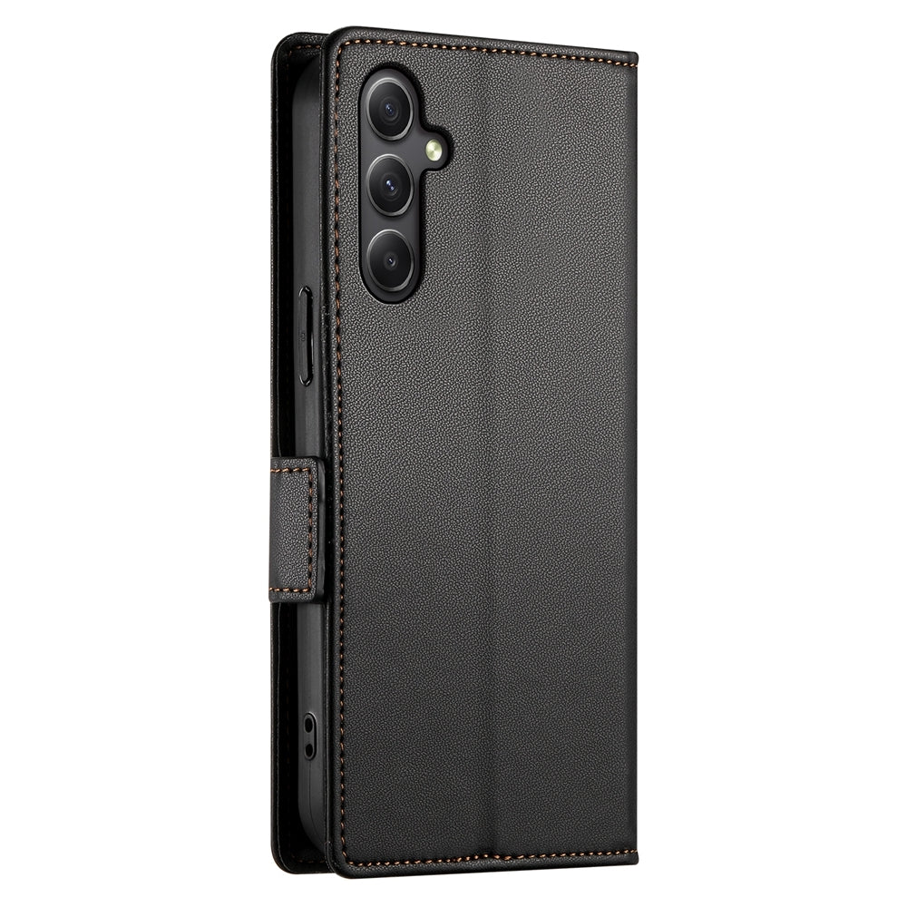 Samsung Galaxy A34 5G Wallet Case - Luxury Magnetic PU Leather Flip Cover with Card Slots, Stand & Shockproof Protection
