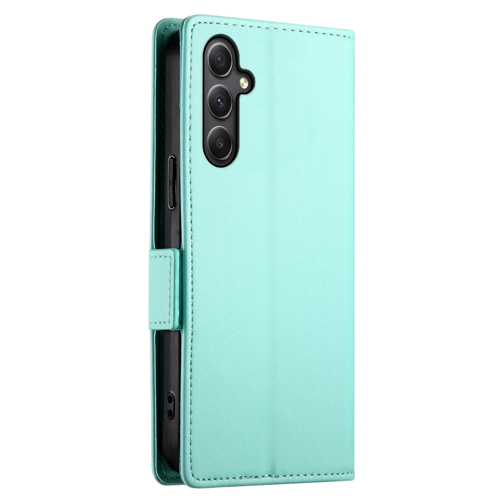 Samsung Galaxy A34 5G Wallet Case - Luxury Magnetic PU Leather Flip Cover with Card Slots, Stand & Shockproof Protection