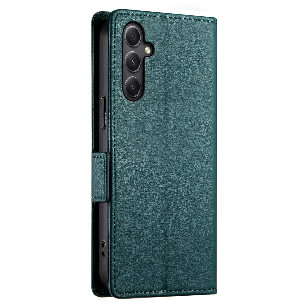 Samsung Galaxy A34 5G Wallet Case - Luxury Magnetic PU Leather Flip Cover with Card Slots, Stand & Shockproof Protection