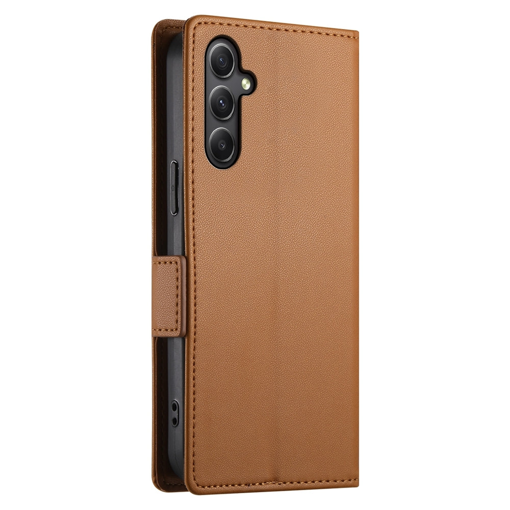Samsung Galaxy A34 5G Wallet Case - Luxury Magnetic PU Leather Flip Cover with Card Slots, Stand & Shockproof Protection