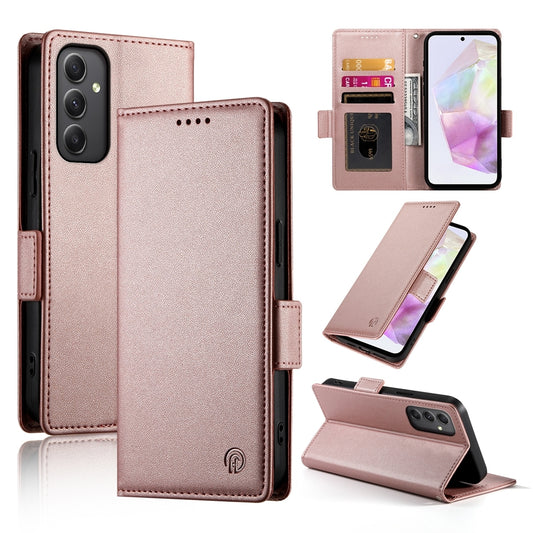 Samsung Galaxy A35 5G Wallet Case - Luxury Magnetic PU Leather Flip Cover with Card Slots, Stand & Shockproof Protection