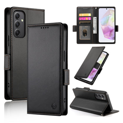 Samsung Galaxy A35 5G Wallet Case - Luxury Magnetic PU Leather Flip Cover with Card Slots, Stand & Shockproof Protection