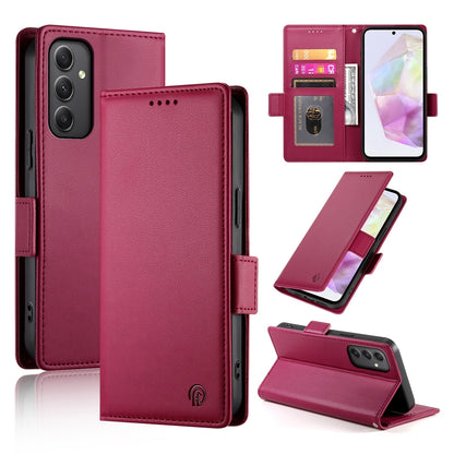 Samsung Galaxy A35 5G Wallet Case - Luxury Magnetic PU Leather Flip Cover with Card Slots, Stand & Shockproof Protection