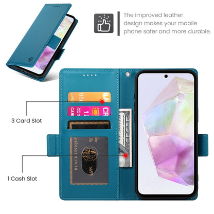 Samsung Galaxy A35 5G Wallet Case - Luxury Magnetic PU Leather Flip Cover with Card Slots, Stand & Shockproof Protection