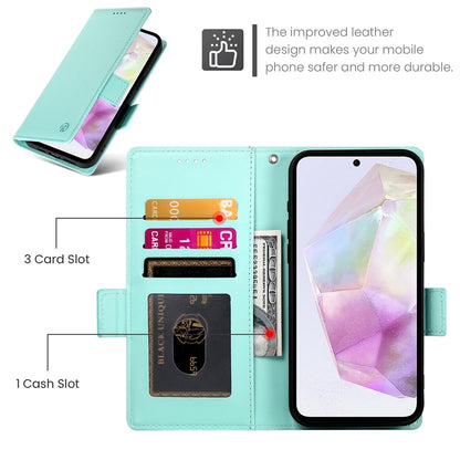 Samsung Galaxy A35 5G Wallet Case - Luxury Magnetic PU Leather Flip Cover with Card Slots, Stand & Shockproof Protection