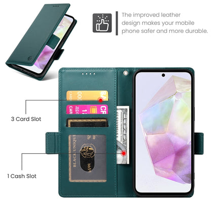 Samsung Galaxy A35 5G Wallet Case - Luxury Magnetic PU Leather Flip Cover with Card Slots, Stand & Shockproof Protection