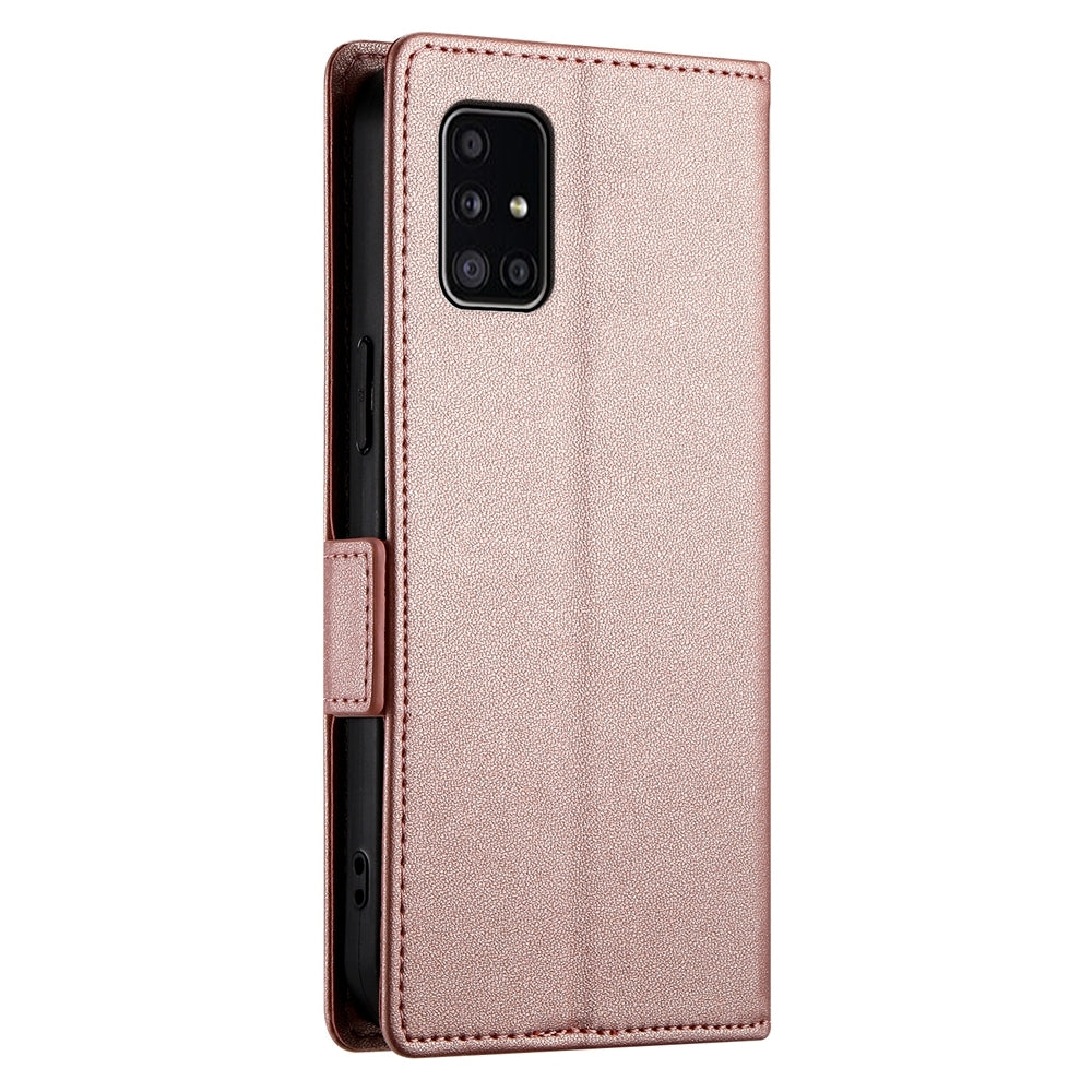 Samsung Galaxy M40s Wallet Case - Luxury Magnetic PU Leather Flip Cover with Card Slots, Stand & Shockproof Protection