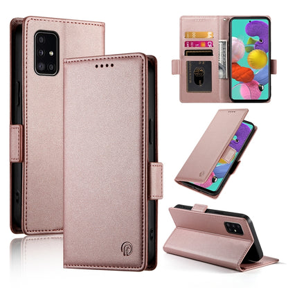 Samsung Galaxy M40s Wallet Case - Luxury Magnetic PU Leather Flip Cover with Card Slots, Stand & Shockproof Protection