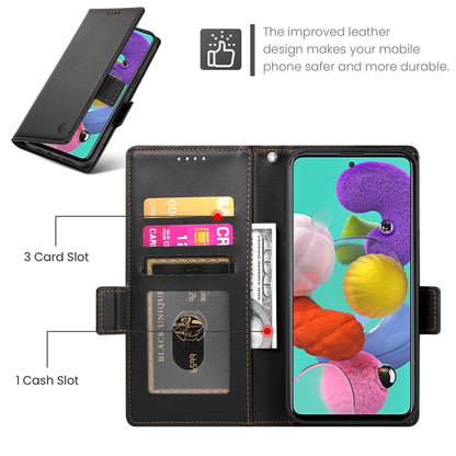 Samsung Galaxy A51 4G Wallet Case - Luxury Magnetic PU Leather Flip Cover with Card Slots, Stand & Shockproof Protection