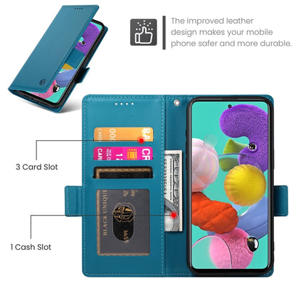 Samsung Galaxy A51 4G Wallet Case - Luxury Magnetic PU Leather Flip Cover with Card Slots, Stand & Shockproof Protection