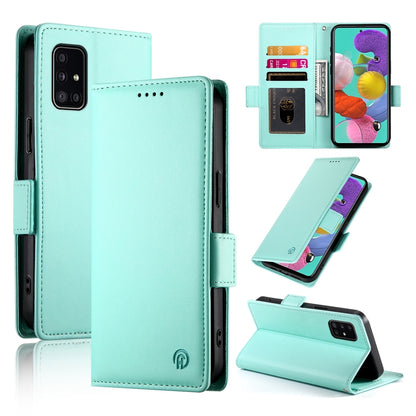 Samsung Galaxy A51 4G Wallet Case - Luxury Magnetic PU Leather Flip Cover with Card Slots, Stand & Shockproof Protection