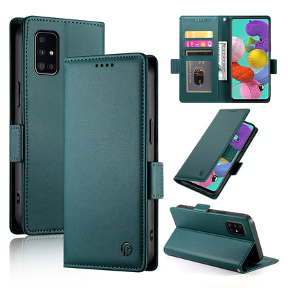 Samsung Galaxy M40s Wallet Case - Luxury Magnetic PU Leather Flip Cover with Card Slots, Stand & Shockproof Protection