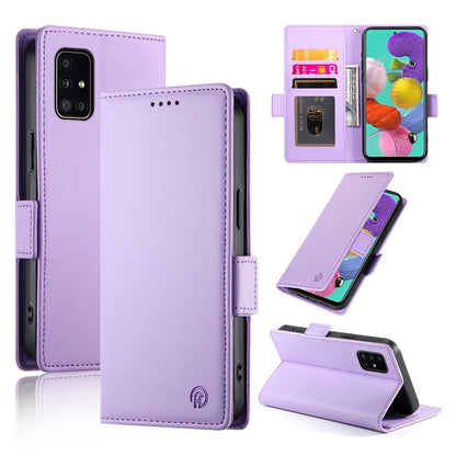 Samsung Galaxy A51 4G Wallet Case - Luxury Magnetic PU Leather Flip Cover with Card Slots, Stand & Shockproof Protection