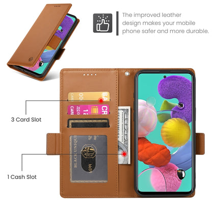Samsung Galaxy A51 4G Wallet Case - Luxury Magnetic PU Leather Flip Cover with Card Slots, Stand & Shockproof Protection