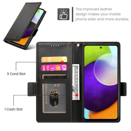 Samsung Galaxy A52 4G/5G Wallet Case - Luxury Magnetic PU Leather Flip Cover with Card Slots, Stand & Shockproof Protection