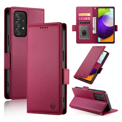 Samsung Galaxy A52 4G/5G Wallet Case - Luxury Magnetic PU Leather Flip Cover with Card Slots, Stand & Shockproof Protection