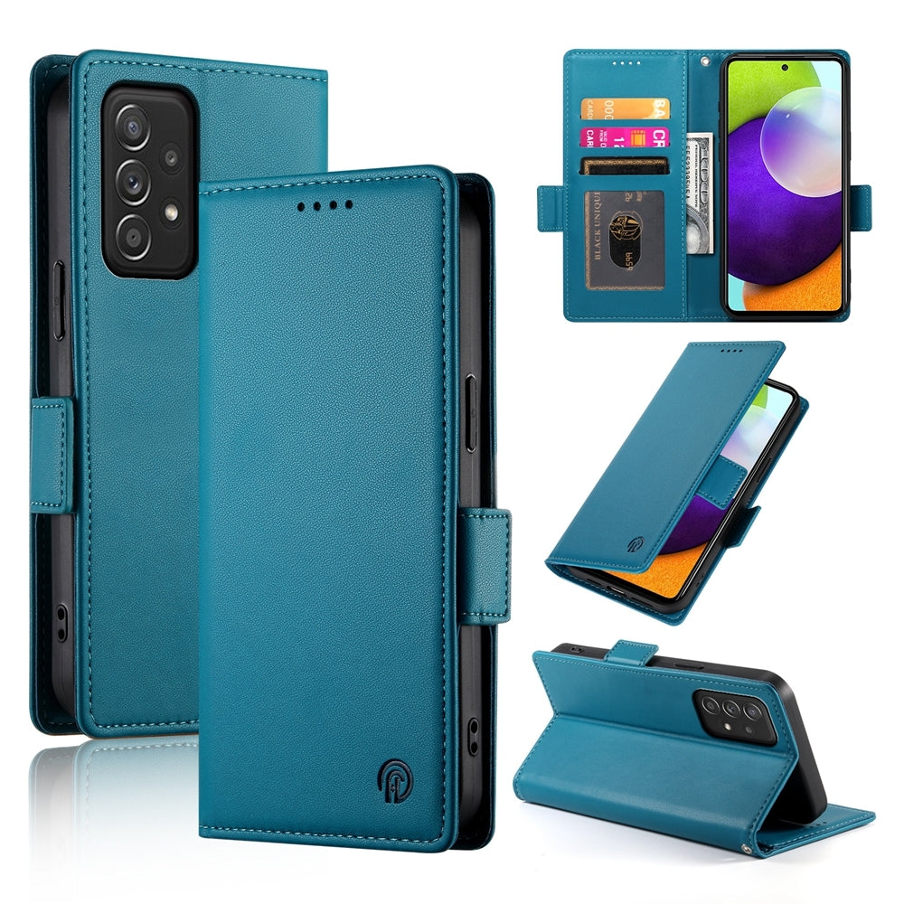 Samsung Galaxy A52 4G/5G Wallet Case - Luxury Magnetic PU Leather Flip Cover with Card Slots, Stand & Shockproof Protection