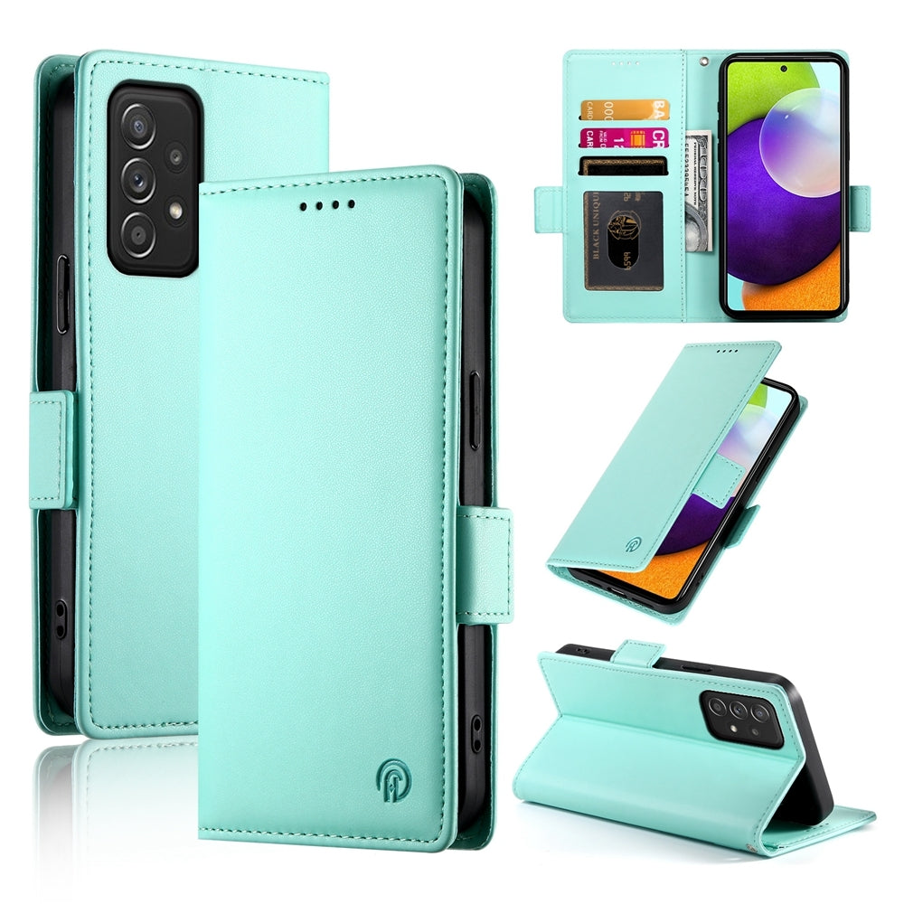 Samsung Galaxy A52 4G/5G Wallet Case - Luxury Magnetic PU Leather Flip Cover with Card Slots, Stand & Shockproof Protection