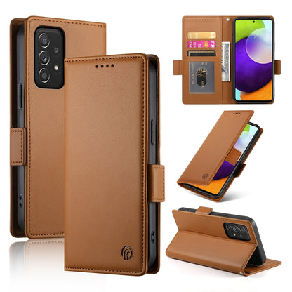 Samsung Galaxy A52 4G/5G Wallet Case - Luxury Magnetic PU Leather Flip Cover with Card Slots, Stand & Shockproof Protection