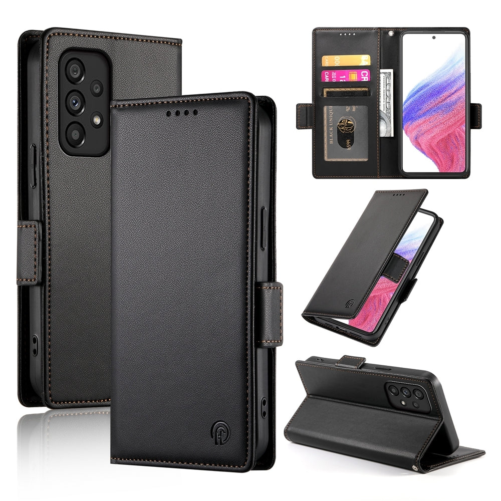 Samsung Galaxy A53 5G Wallet Case - Luxury Magnetic PU Leather Flip Cover with Card Slots, Stand & Shockproof Protection