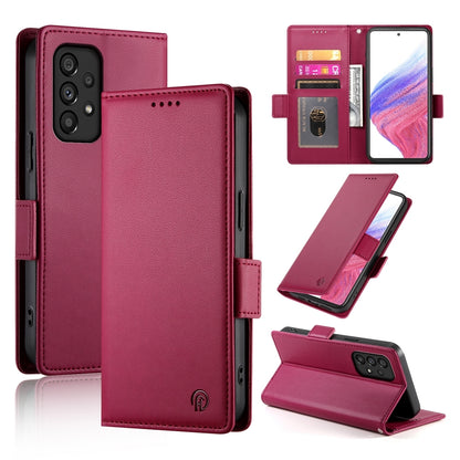 Samsung Galaxy A53 5G Wallet Case - Luxury Magnetic PU Leather Flip Cover with Card Slots, Stand & Shockproof Protection