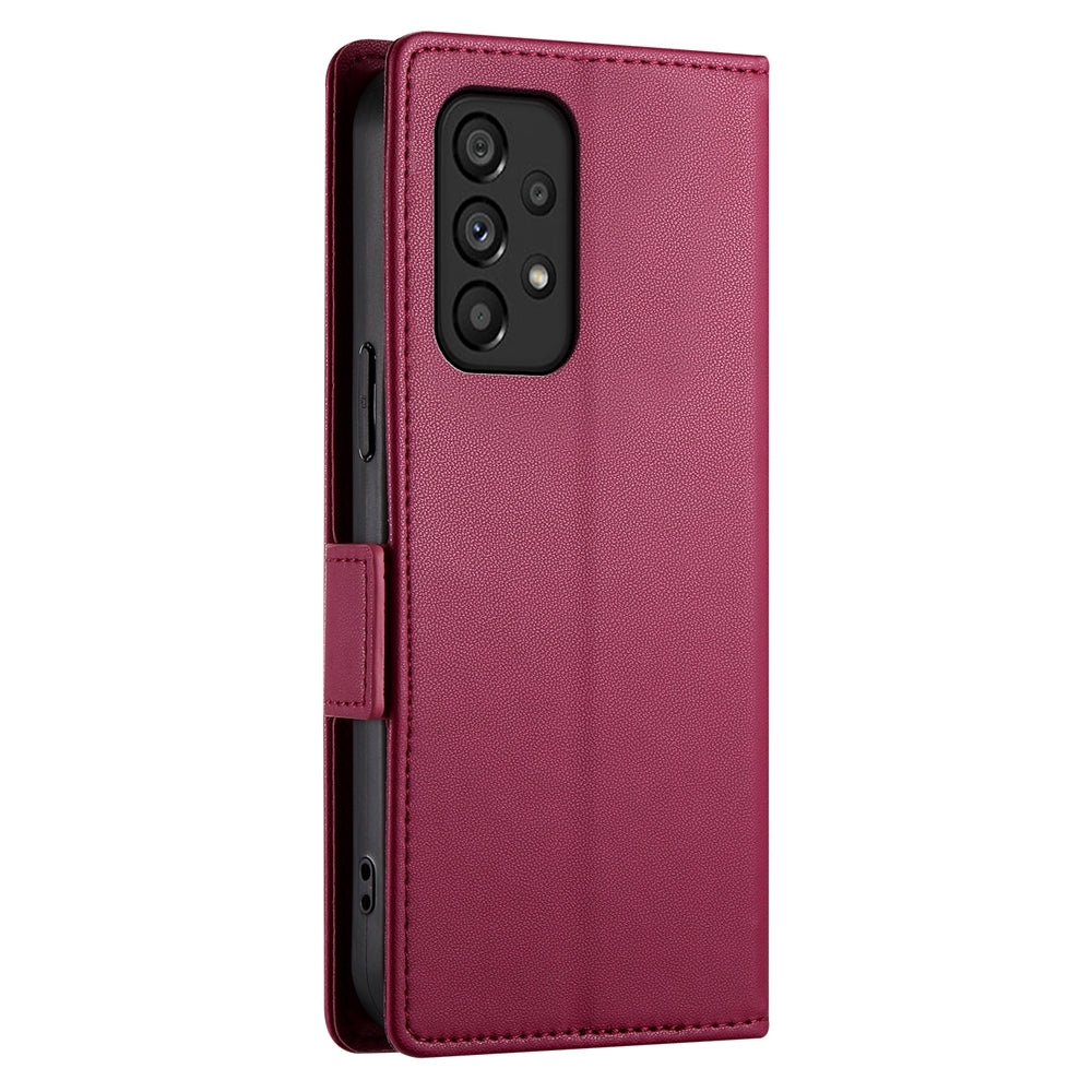 Samsung Galaxy A53 5G Wallet Case - Luxury Magnetic PU Leather Flip Cover with Card Slots, Stand & Shockproof Protection