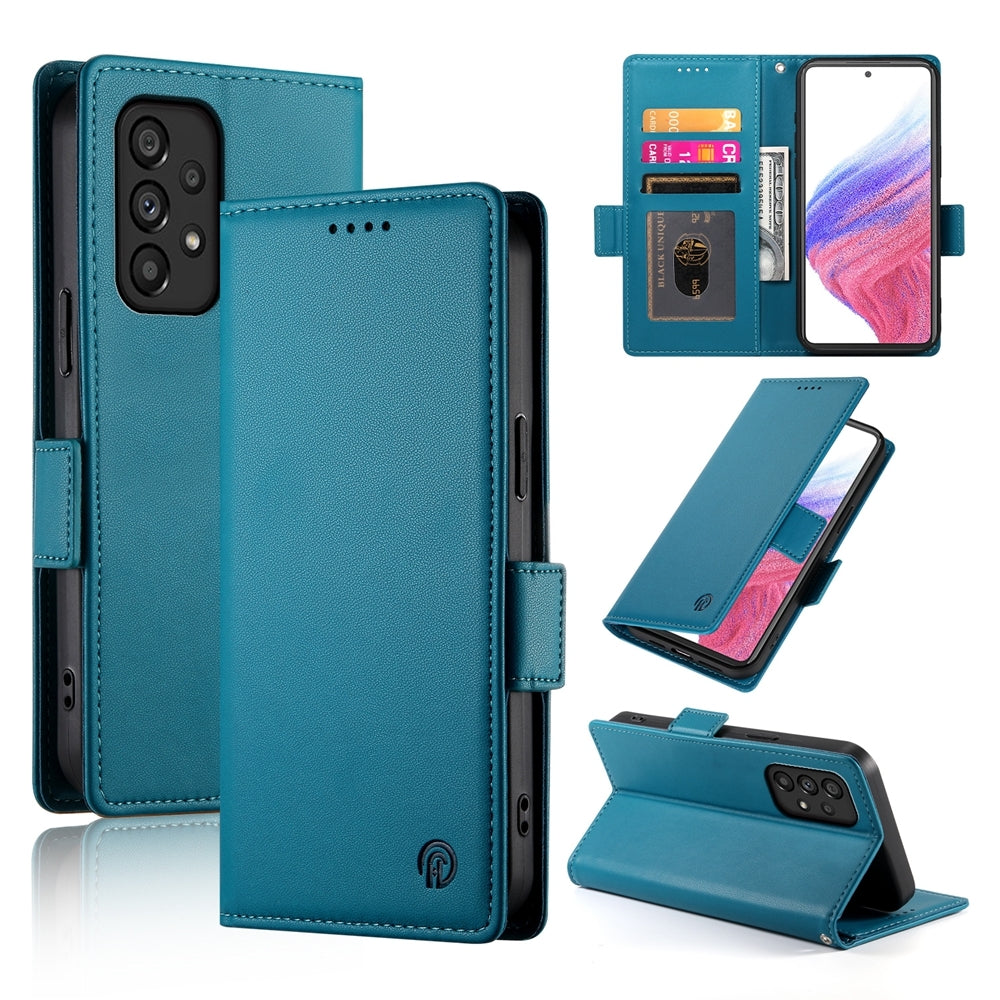Samsung Galaxy A53 5G Wallet Case - Luxury Magnetic PU Leather Flip Cover with Card Slots, Stand & Shockproof Protection
