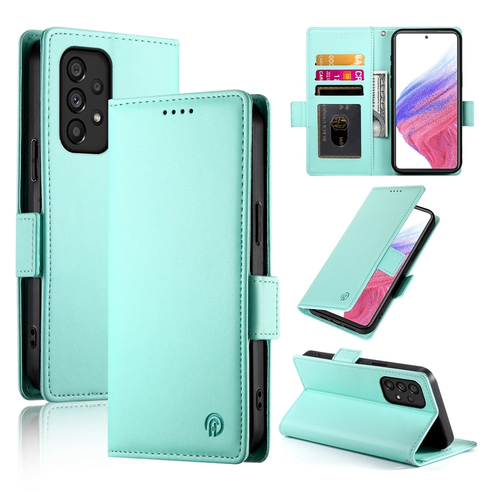 Samsung Galaxy A53 5G Wallet Case - Luxury Magnetic PU Leather Flip Cover with Card Slots, Stand & Shockproof Protection