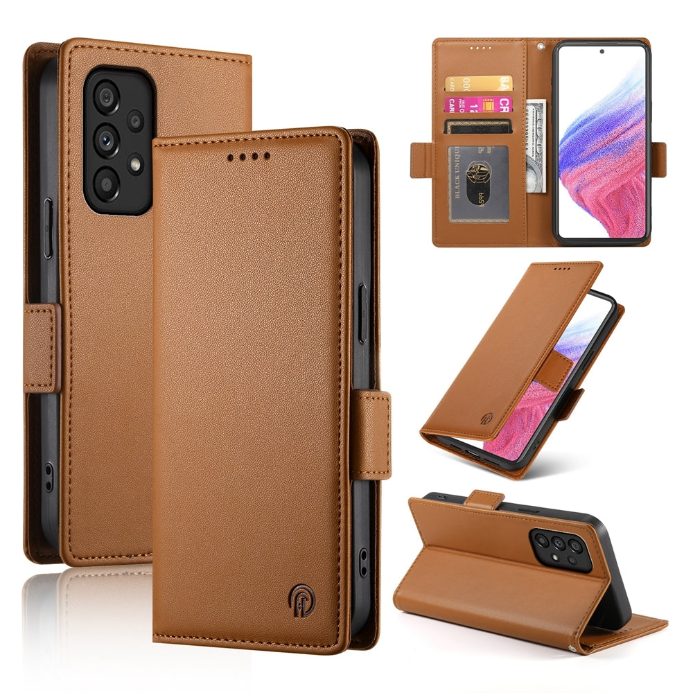 Samsung Galaxy A53 5G Wallet Case - Luxury Magnetic PU Leather Flip Cover with Card Slots, Stand & Shockproof Protection