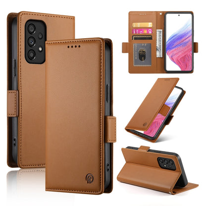 Samsung Galaxy A53 5G Wallet Case - Luxury Magnetic PU Leather Flip Cover with Card Slots, Stand & Shockproof Protection